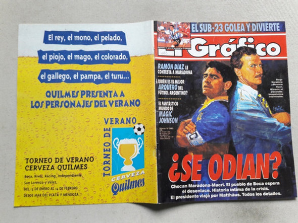 Revista El Gráfico Nº 3983 Velez San Lorenzo - Maradona Boca 0 Revista El Gráfico Nº 3983 Velez San Lorenzo - Maradona Boca 0