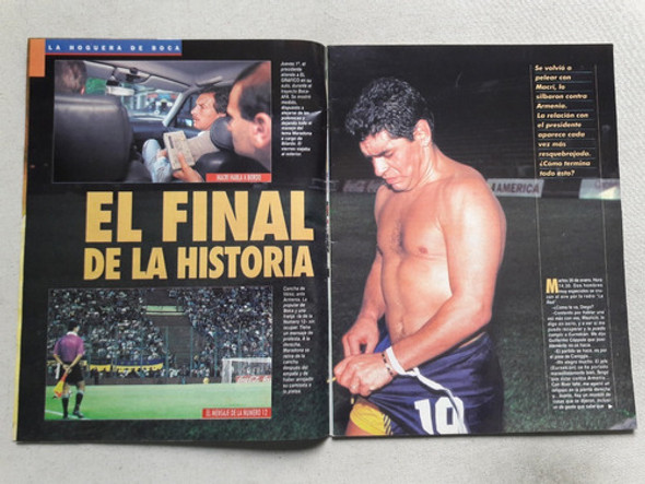 Revista El Gráfico Nº 3983 Velez San Lorenzo - Maradona Boca 1 Revista El Gráfico Nº 3983 Velez San Lorenzo - Maradona Boca 1