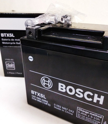 Bateria Moto Bosch Ytx5l-bs Btx5l Rouser Ns 150/160 Antares 0