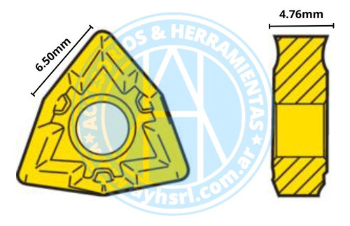 Inserto Seco Wnmg080408-m5,tm4000 Ayh Srl 1