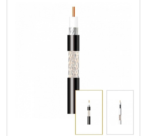 Cable Coaxil Rg-6 C/ Portante X 50 M. Tv/hd/tda. 1