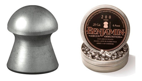 Balines Crosman Benjamin X 200 6.35mm Agente Oficial 1