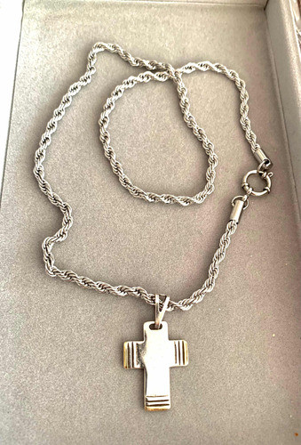 Cadena Turbillon Gruesa Con Dije 1