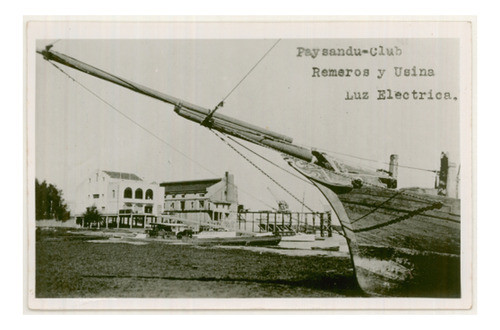 Paysandú - Club De Remeros En El Año 1942 - Lámina 45x30 Cm. 0