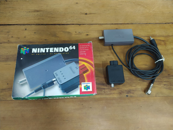 Cabo Rf C/ Modulador N64 Na Caixa P/ Nintendo 64 Original 0