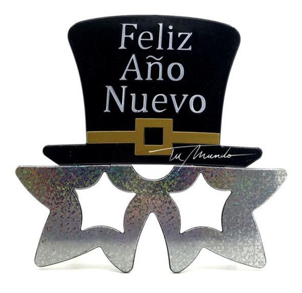Lente Feliz Año Nuevo - 17 X 16 Cm - Universo Mágico 0