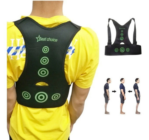 Faja Corrector Postura Postural Lumbar Espalda Mujer Hombre 0