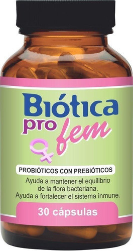 Biótica Pro Fem 30 Cápsulas | Probiótico 0