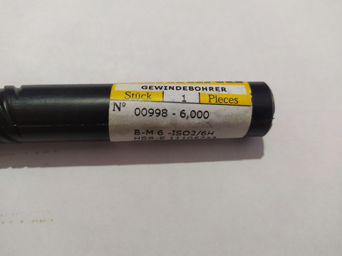 Macho M6x1 Nuevo Guhring Ideal Para Maquina 0