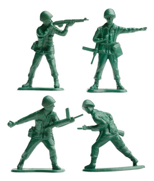 Soldaditos De Juguetes  X 24 Uni De Plastico Y Accesorios 1