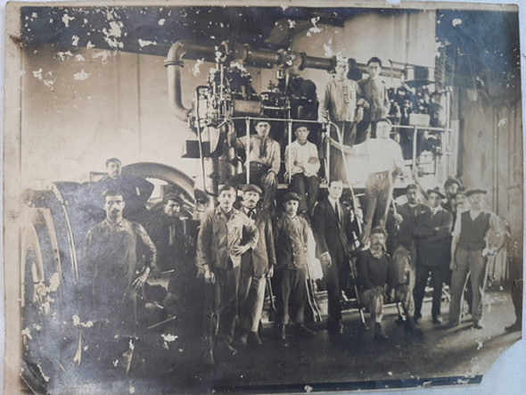 Antiguas Fotos Ferrocarril Del Sud Obreros Originales Ro 445 1