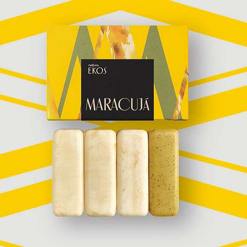 Jabon Natura Ekos Maracuja Cremosos Y Exfoliantes Cajax4 Und 1