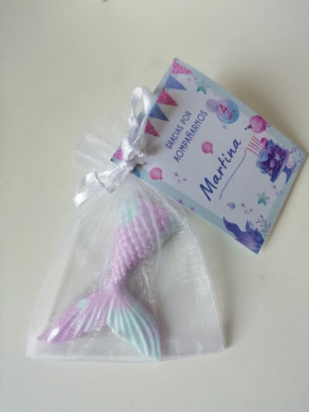 Souvenirs Jaboncitos Cola Sirena, Pack X 45 1 Souvenirs Jaboncitos Cola Sirena, Pack X 45 1