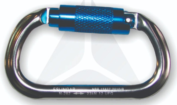 Mosquetón Carabinero Con Doble Traba Aluminio Eslingar 0