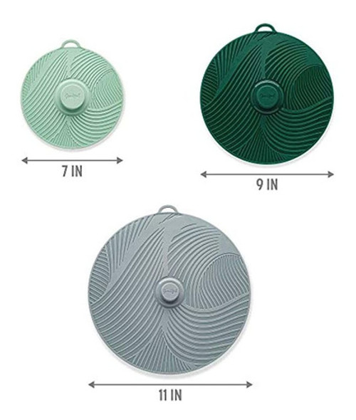 Tapas De Silicona Universales Goodful Para Ollas Y Sartenes, 1
