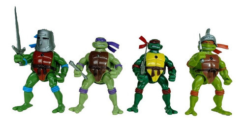Kit 4 Bonecos Tartarugas Ninjas 12cm Promoção 1