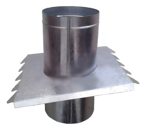 Pasatecho 4 Pulgadas / 10cm De Chapa Galvanizada Zingueria 0