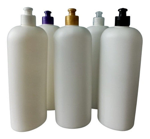 Botella 900ml Con Tapa Ideal Shampoo, Cremas (pack 10 Unid) 0