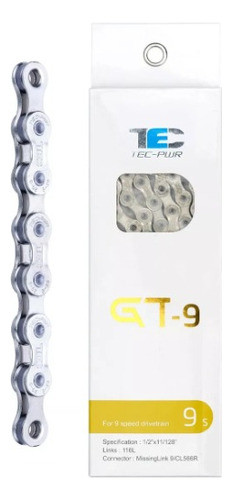 Cadena 9v Tec Gt Con Missing Link 0