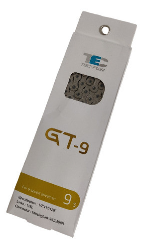 Cadena 9v Tec Gt Con Missing Link 1