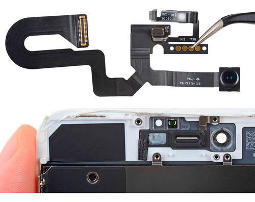 Cambio Camara Delantera Para iPhone 8 Plus Colocacion 0