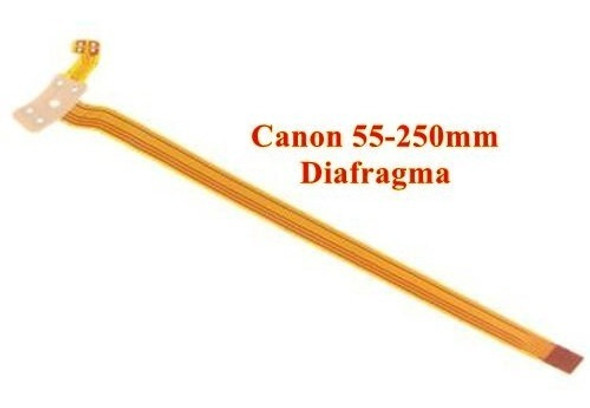 Cabo Flex Flat Canon 55-250mm Abertura Diafragma 1