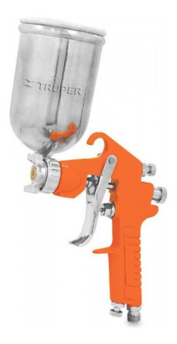 Pistola Para Pintar C/ Compresor Tarro Arriba Aluminio 400ml 0