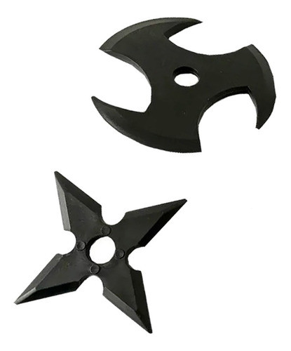 Shuriken Naruto Shippuden Anime Set 2 Unidades Plástico Pvc 0