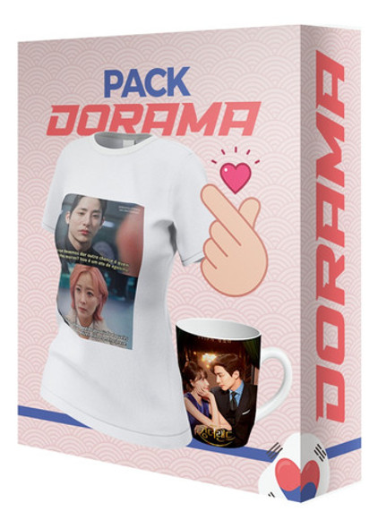 Pack Dorama Estampa Caneca Camiseta Frases Coreia Sublimação 0