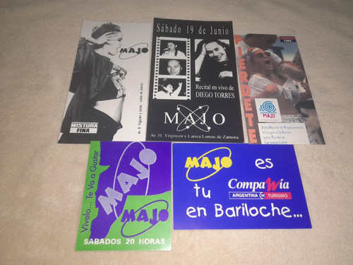 Tarjetas Boliche Majo Lomas De Zamora Dècada Del 90 0