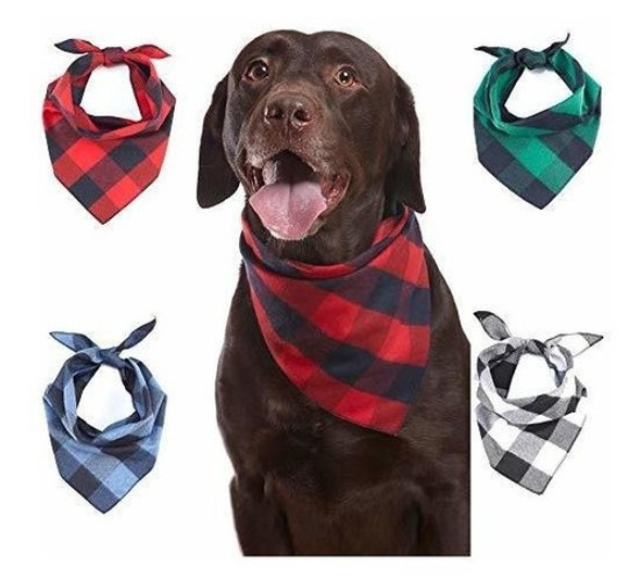 Bufalo Estilo Odi Bandana Para Perro 4 Unidades Pañuelos D 1