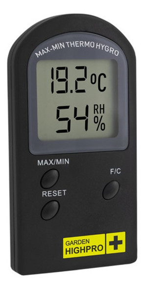 Termohigrómetro Garden Highpro Basic Cultivo Indoor 0 Termohigrómetro Garden Highpro Basic Cultivo Indoor 0