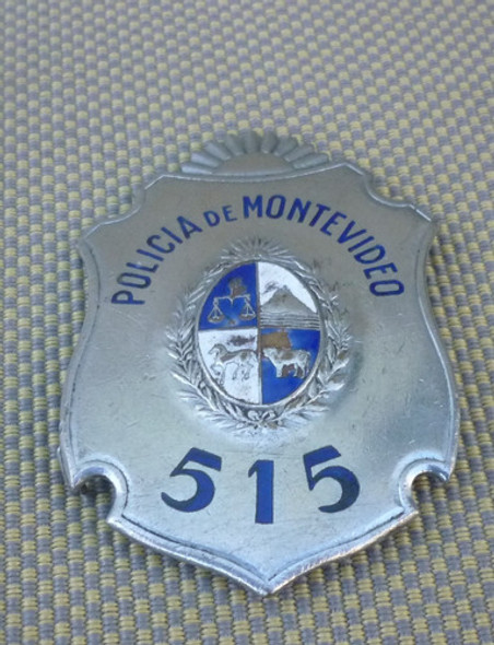 Antigua Placa De Policía De Montevideo 1 Antigua Placa De Policía De Montevideo 1