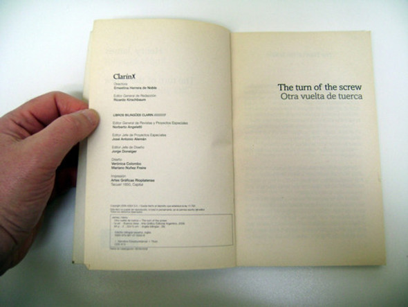 Bilingües Clarin 26 Otra Vuelta De Tuerca Henry James Boedo 1 Bilingües Clarin 26 Otra Vuelta De Tuerca Henry James Boedo 1