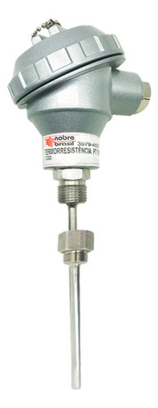 Termopar Pt100 150mm Cabeçote R. 1/2 Bsp + Poço R. 1/2 Bsp 0