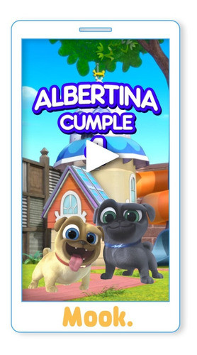 Puppy Dog Pals Invitación Animada En Video Digital 0