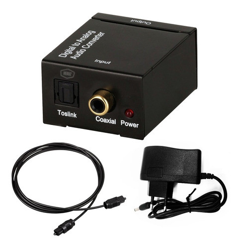 Conversor Óptico Heruz Saída Rca. 0