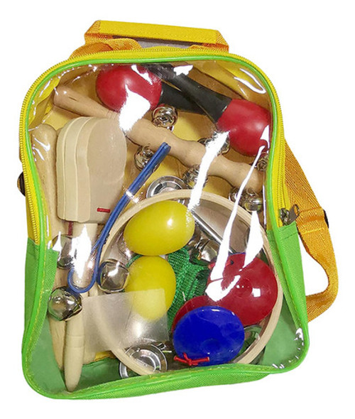 Conjunto De Instrumentos Musicais Infantis Com 10 Peças, 0