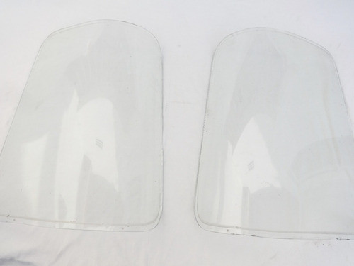2 Vidrio Esquinero Auto Antiguo Duro Glas Camion Motorhome 0