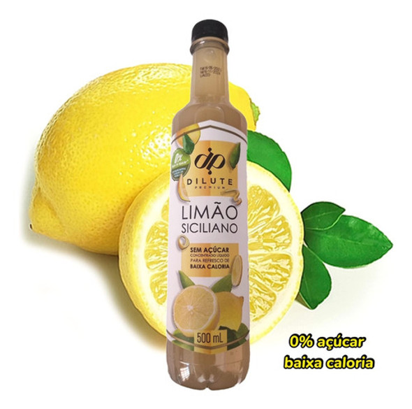 Xarope Essência Dilute Premium - Limão Siciliano Zero  500ml 0
