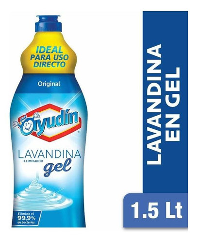 Pack X 18 Unid. Lavandina  Gel Origin 1,5 Lt Ayudin Lavandi 0