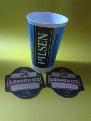 Coleccionable Vaso Pilsen Cup Brasil 2014 Y 2 Posavasos 0