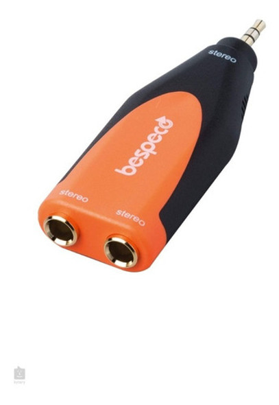 Adaptador 2 Jack Stereo A Miniplug Stereo Bespeco Slad170 0