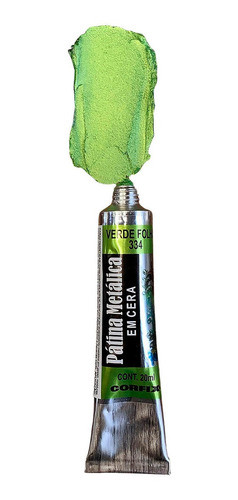 Patina Metalica Em Cera Corfix 334 Verde Folha 20ml 0
