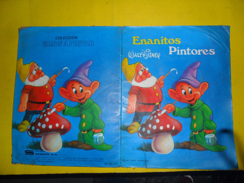 Enanitos Pintores Blancanieves Walt Disney Pintado Pintura 0