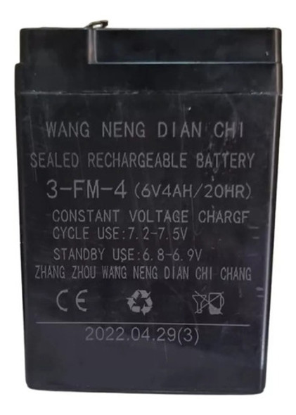 Bateria Gel 6v 4ah Plomo-calcio Balanza Luz Emergencia 0