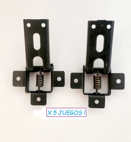 5 Juegos Completos De Bisagras Puerta Parrilla Volcan. 0