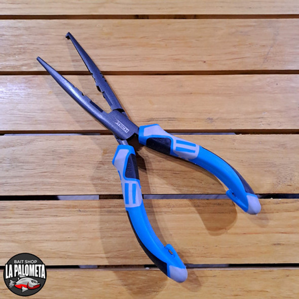 Pinza Pesca Tech Caza Camping Alicate Abre Anillas 22 Cm 1