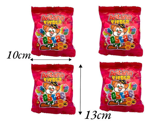 Fardo De Mini Pipoca Doce C/ 50 Un De 10gr Aritana Festas 1