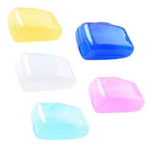 Jabonera Plastica Con Tapa Para Jabon Ducha Bañadera Pileta 0